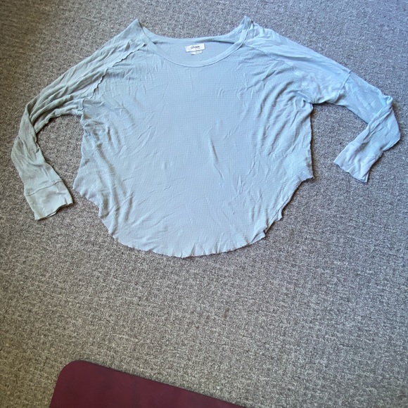 Aritzia TNA Golden Alder Thermal Long Sleeve Mint - Picture 5 of 8